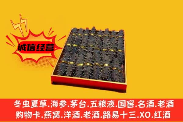 庆阳环县回收海参